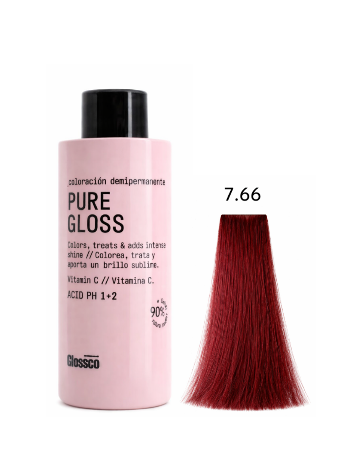 PURE GLOSS ACIDIC HAIR COLOR   7.66