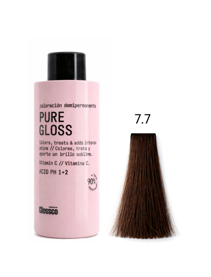 PURE GLOSS ACIDIC HAIR COLOR  7.7