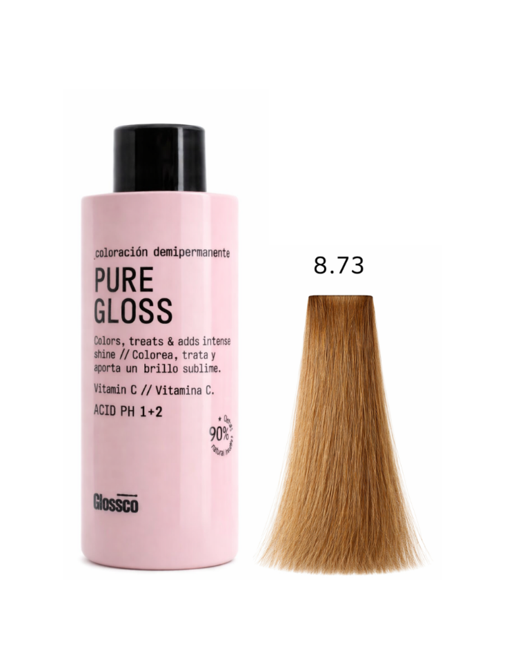 PURE GLOSS ACIDIC HAIR COLOR   8.73