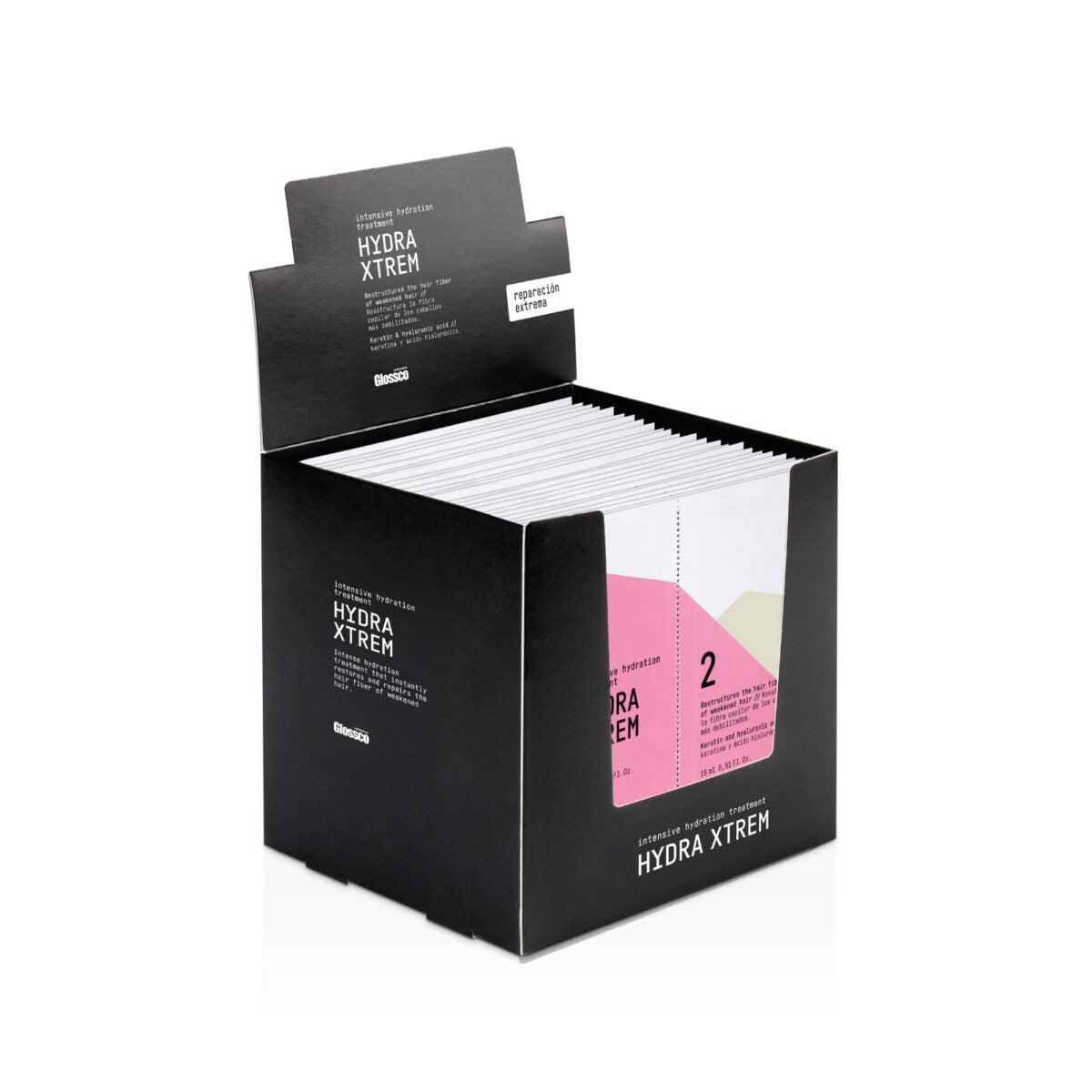 GLOSSCO HYDRA XTREM INTENSIVE REPAIR TREATMENT 2 X 15 ML